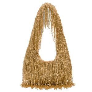 VIRAL Beaded Fringe Handbag